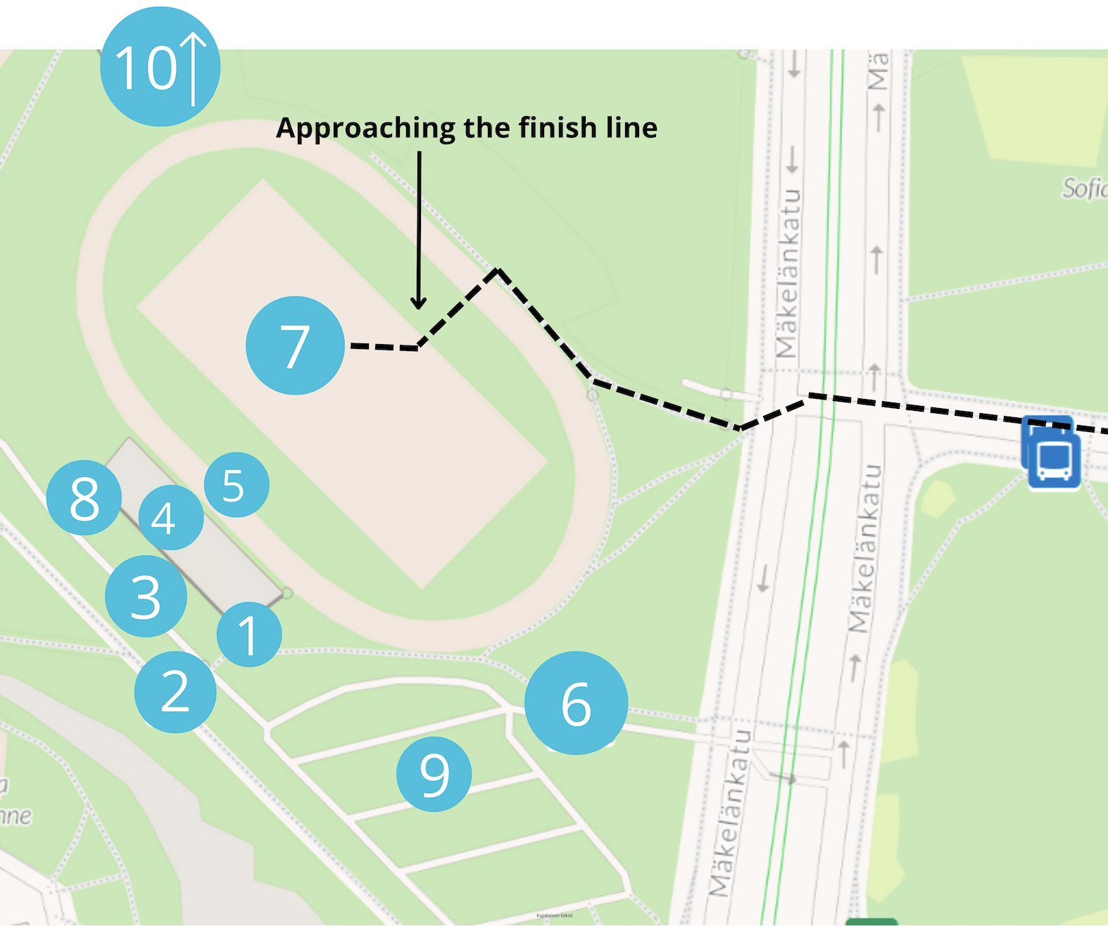 Helsinki Gran Fondo – Event Area Map